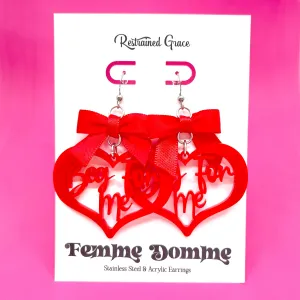 Design Your Own Femme Domme 'Beg for Me' Earrings