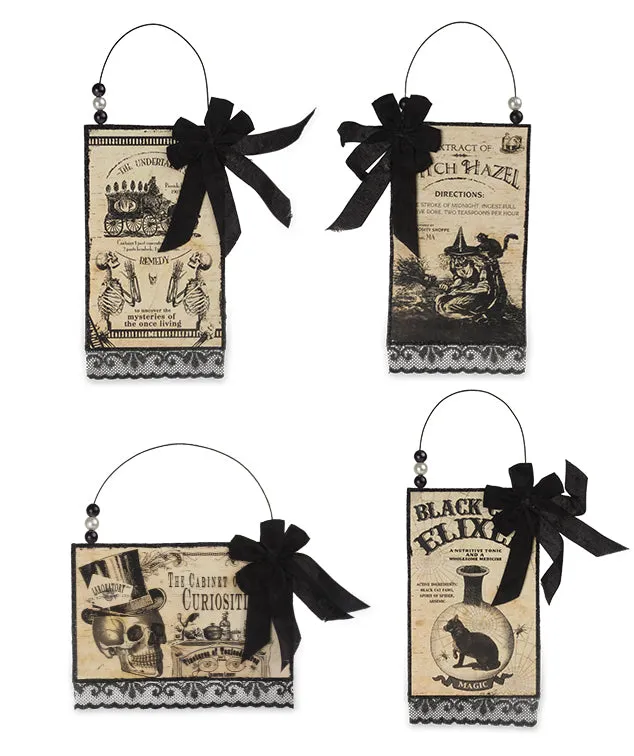 Apothecary Postcard Ornaments