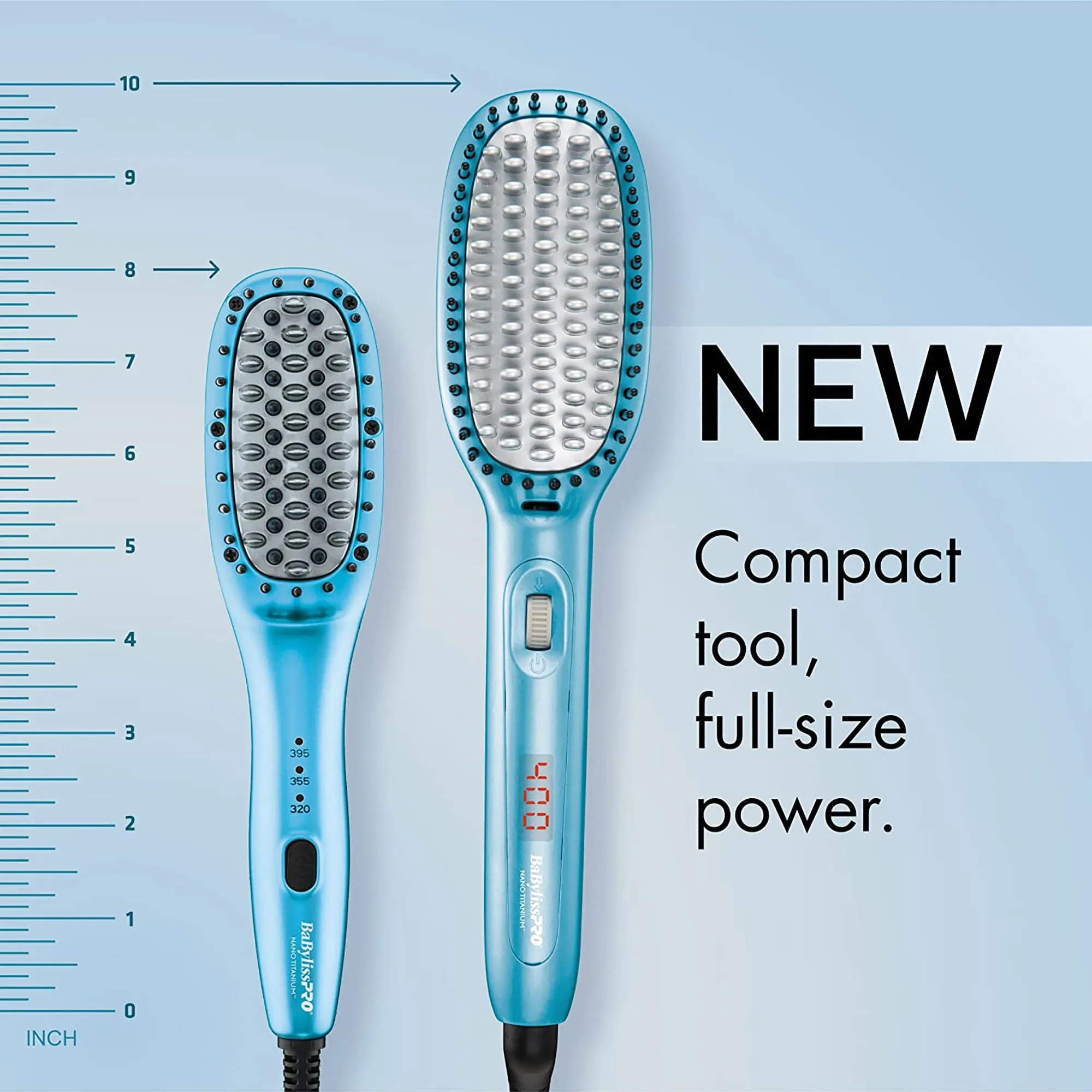 BabylissPRO Nano Titanium Compact Thermal Paddle Brush - Item No. BNTPB2UC