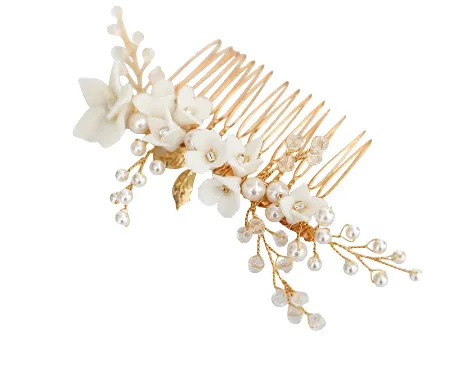 Bailee Dainty Floral Hair Comb