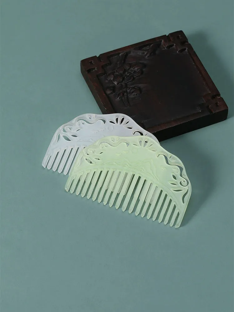 Bi Zi 篦子 Jade Imitation Tang Song Decorative Combs