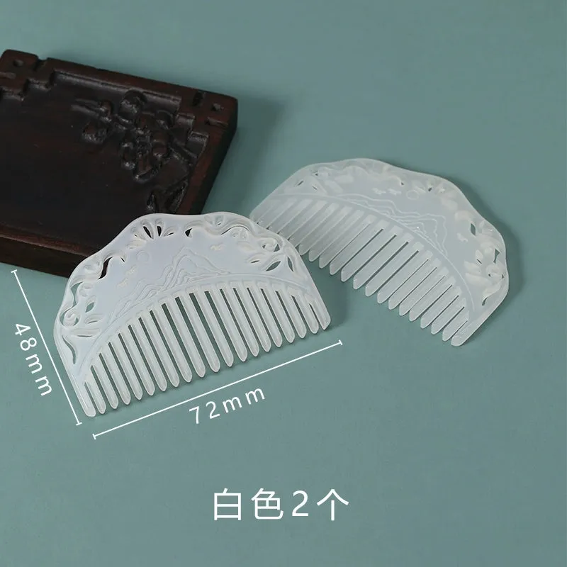 Bi Zi 篦子 Jade Imitation Tang Song Decorative Combs