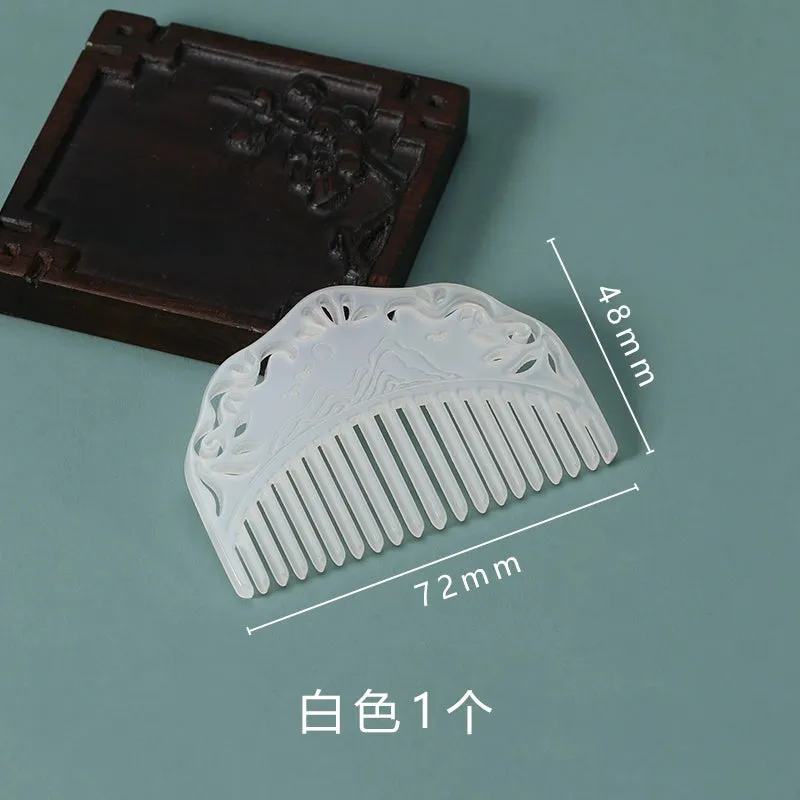 Bi Zi 篦子 Jade Imitation Tang Song Decorative Combs