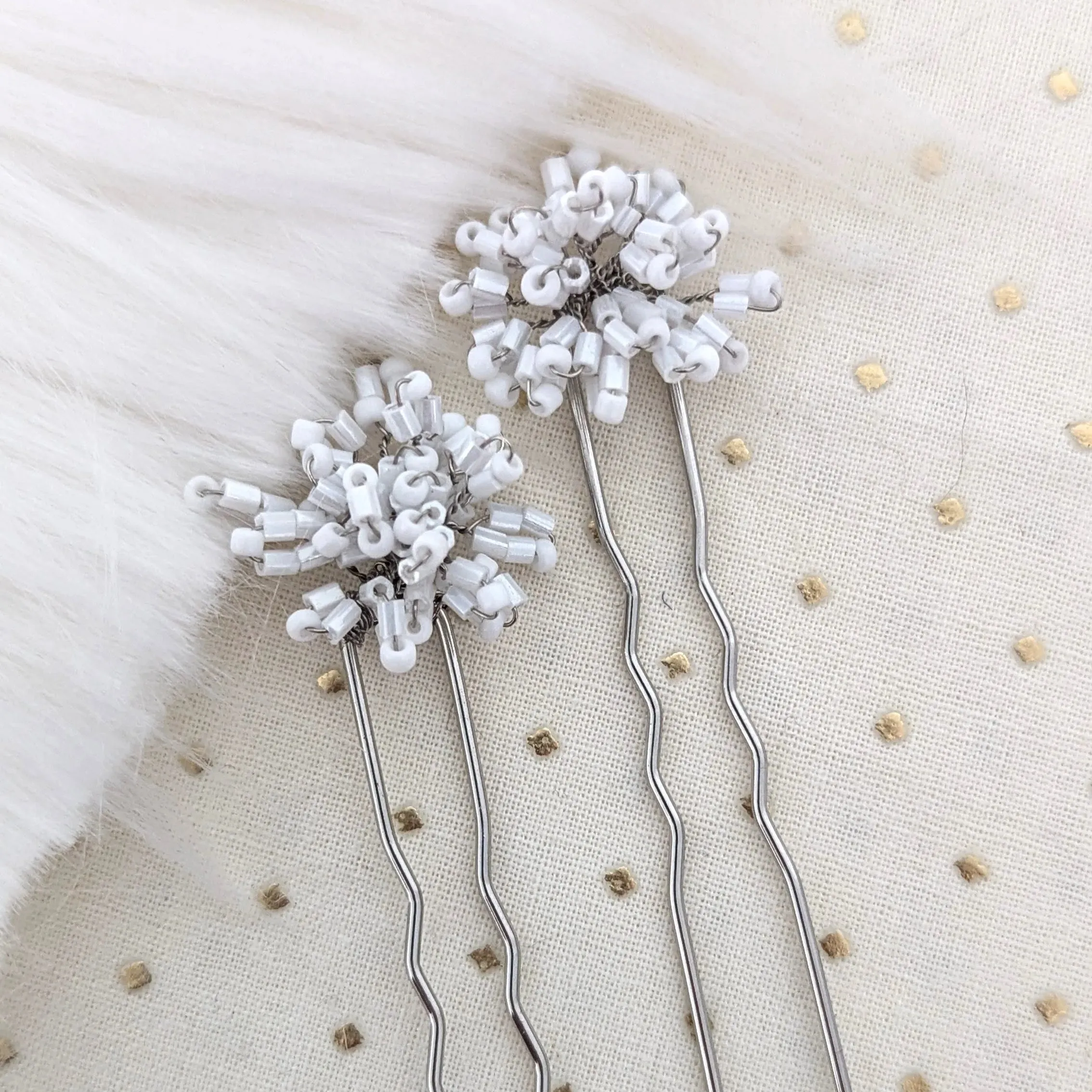 Bridal Hair Pins Dandelions