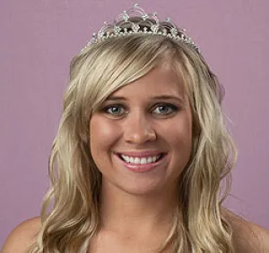 Crystal Rhinestone Tiara (with hair combs)