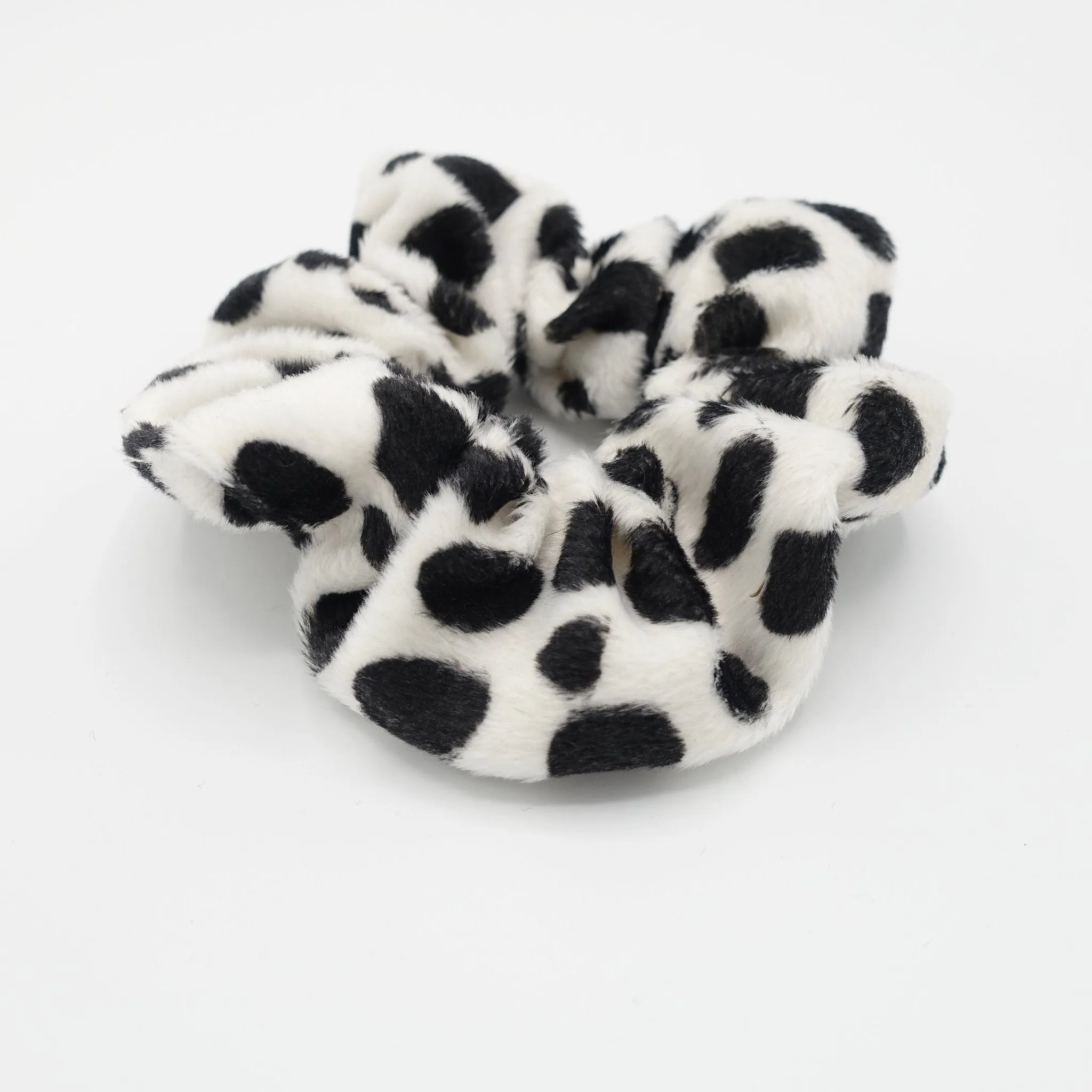 dalmatian pattern scrunchies medium Fall Winter hair elastic scrunchy