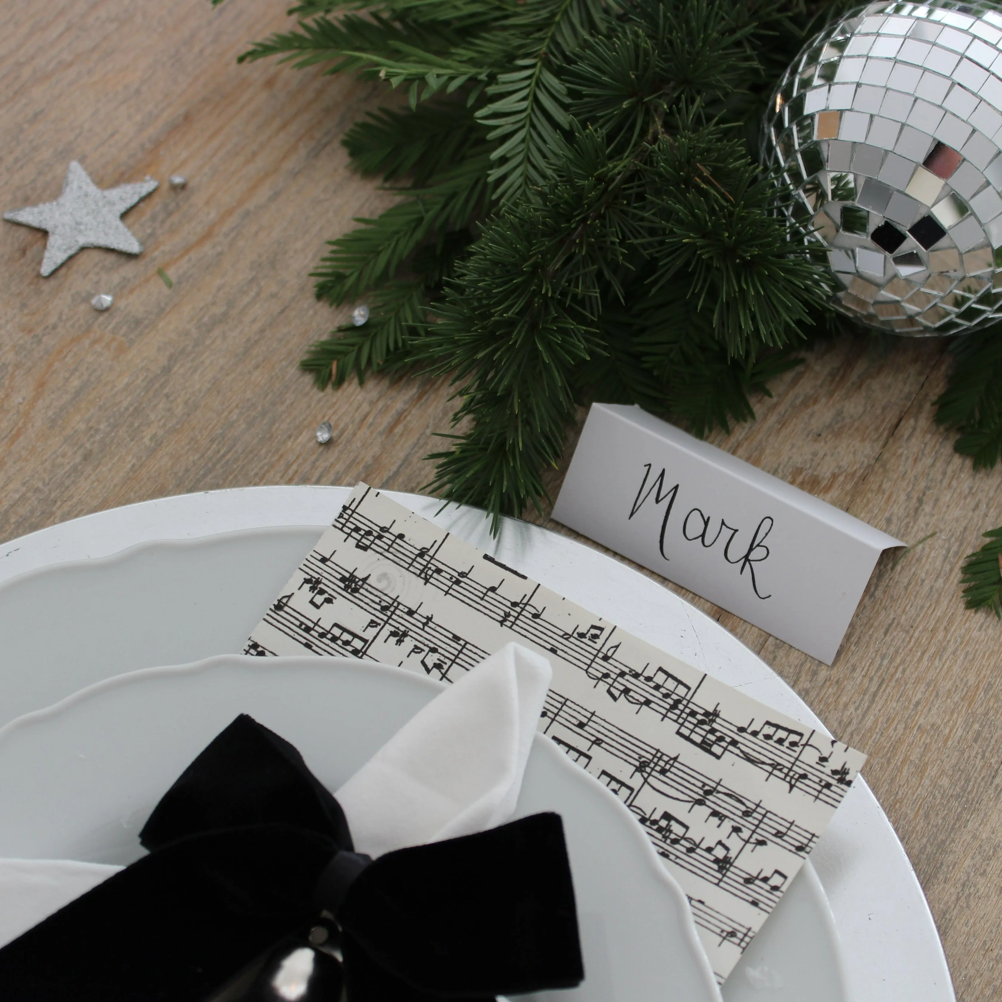 Disco Ball Party Tablescape