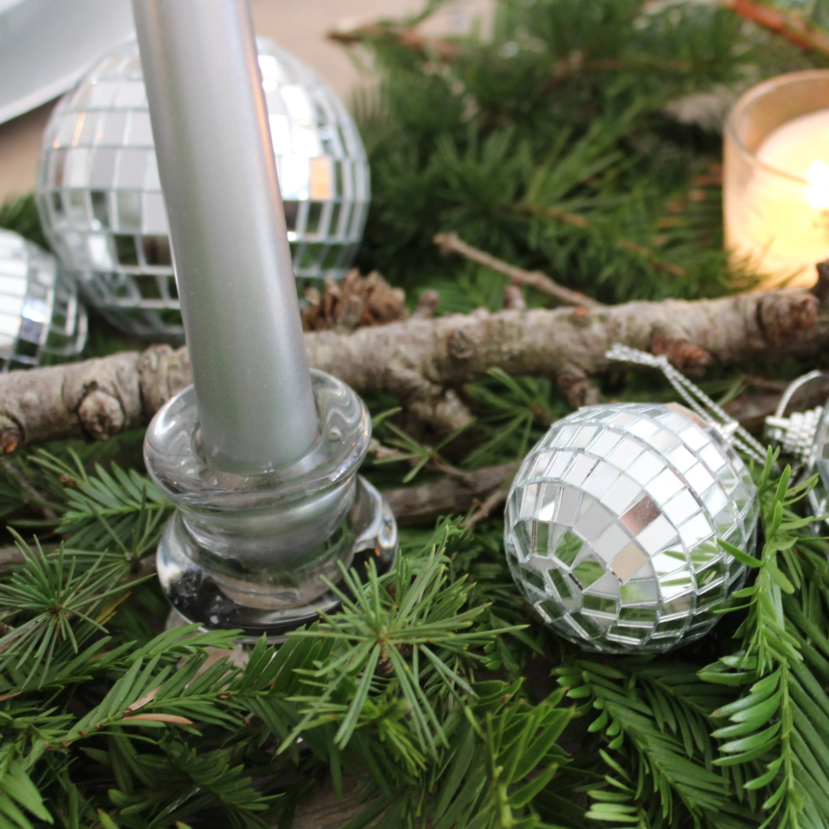 Disco Ball Party Tablescape