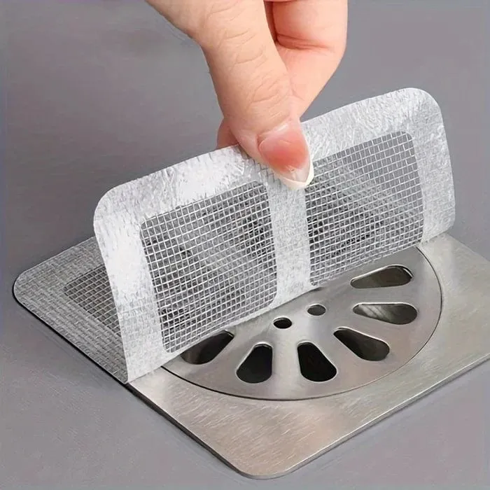 Drain Hair Catcher Mesh Stickers