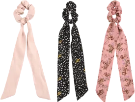 Elongated Assorted Scrunchies