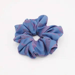 feather print medium scrunchies