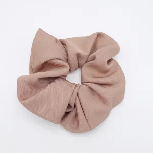 grosgrain oversized scrunchies beige hair tie scrunchy for women