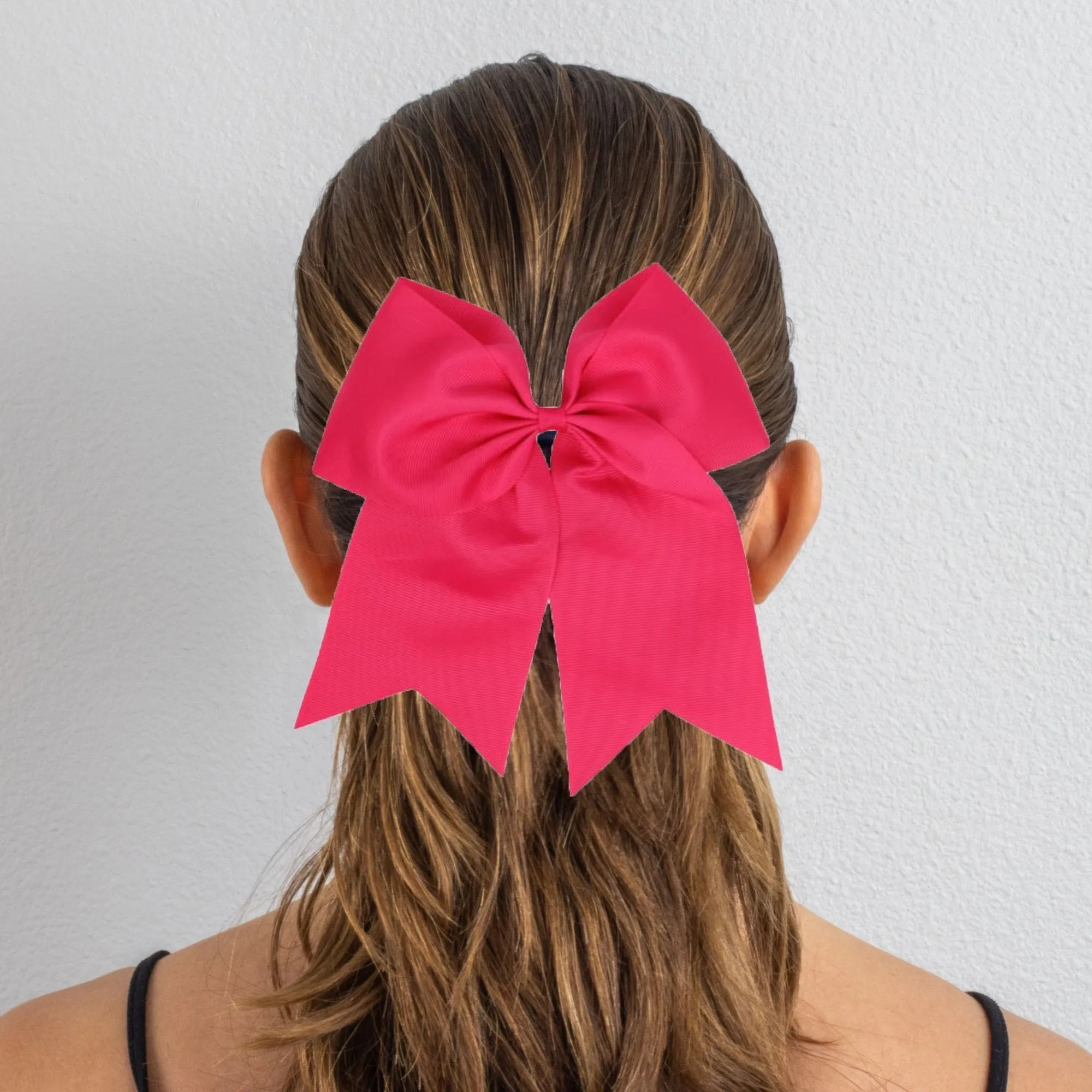 Hot Pink Clip Hair Bow