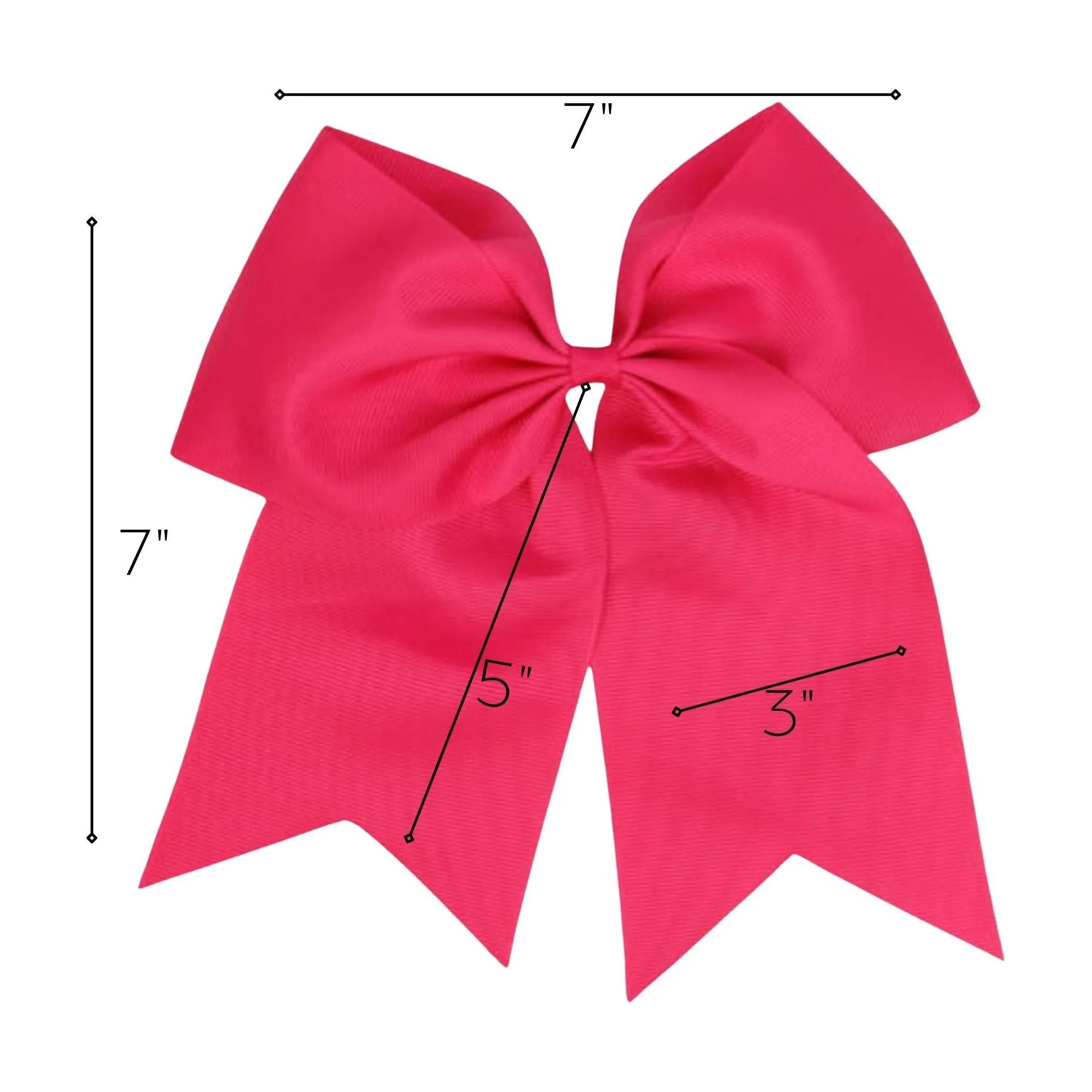 Hot Pink Clip Hair Bow