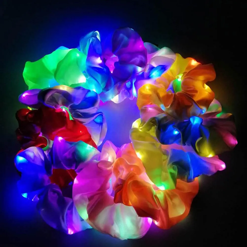 LED Hair Scrunchies