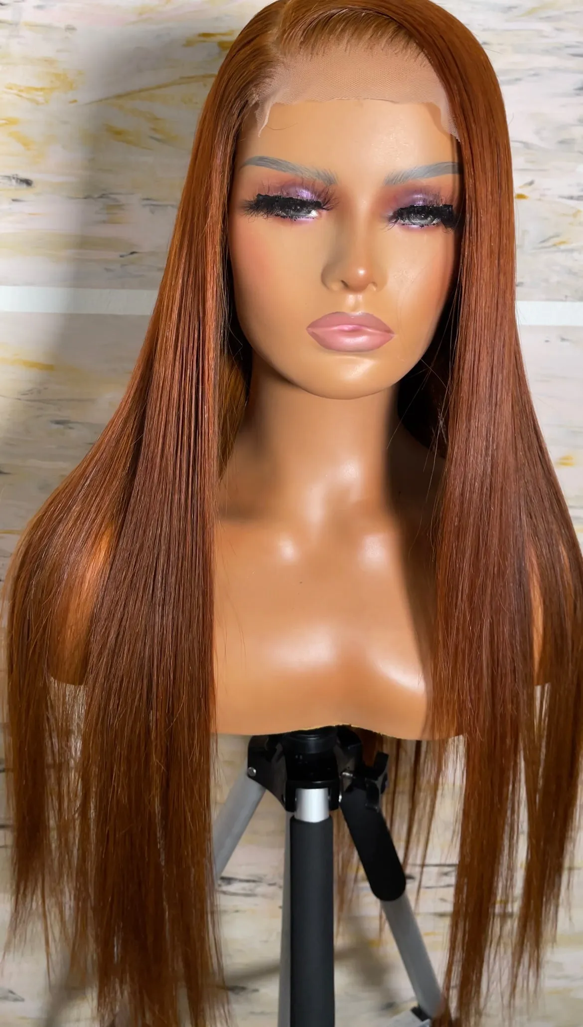 Maria - 24” Auburn wig