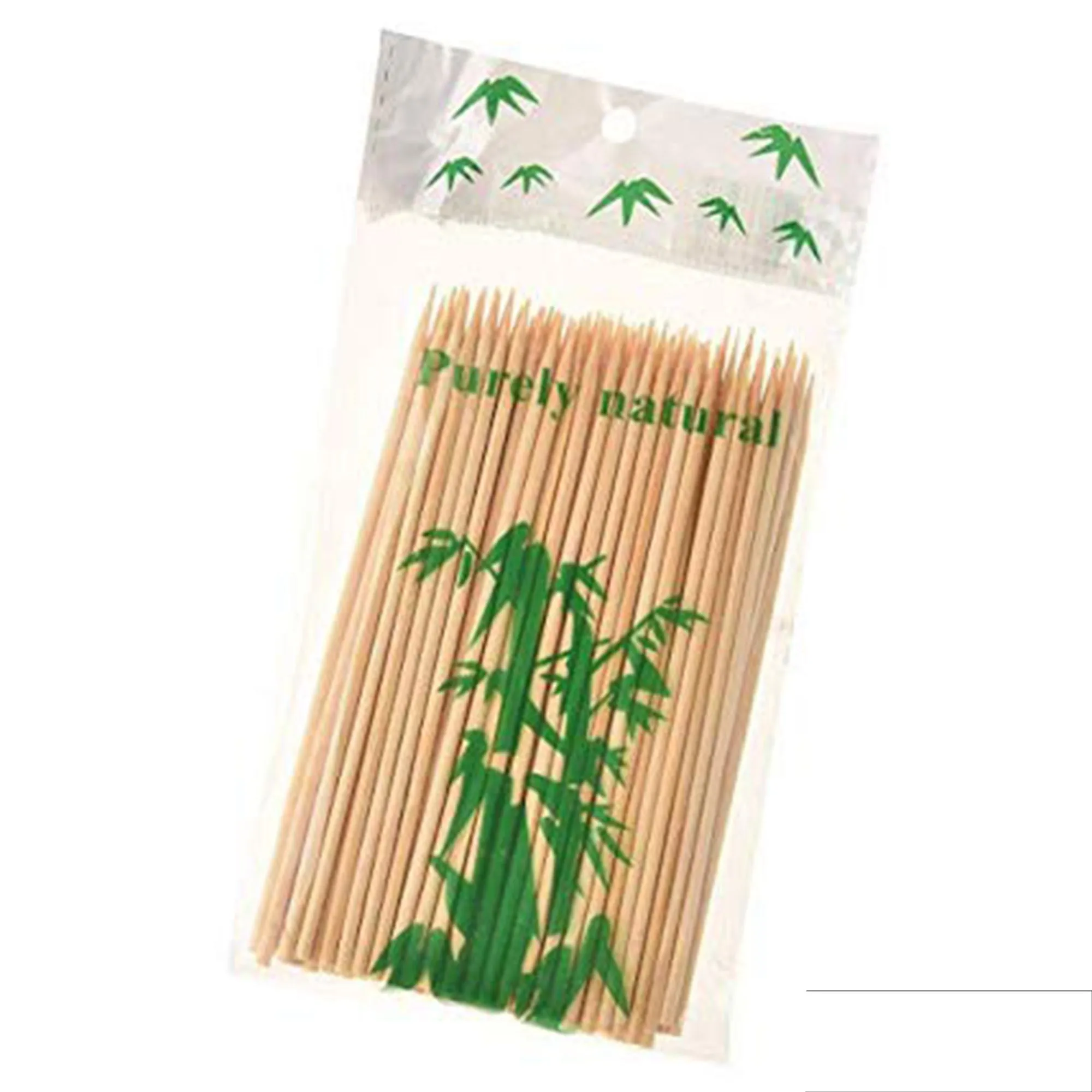 Natural Bamboo Wooden Skewers / BBQ Sticks for Barbeque and Grilling