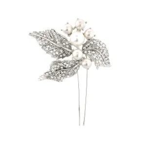 Pearl Leaves Hair Pin