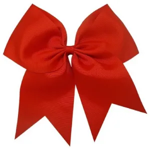 Red Clip Hair Bow