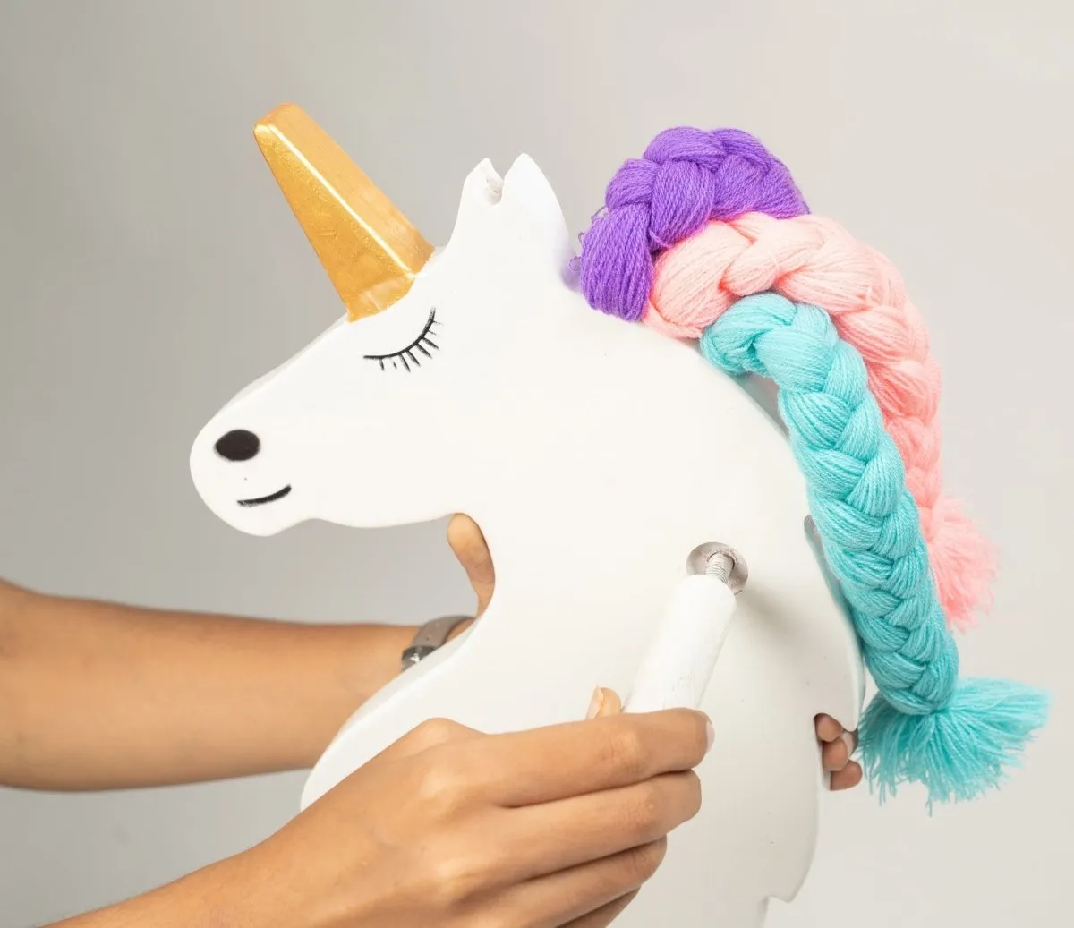 Rocking Potato Hobby Horse- Unicorn