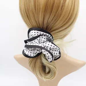 satin dot scrunchies, cute hair scrunchies for women