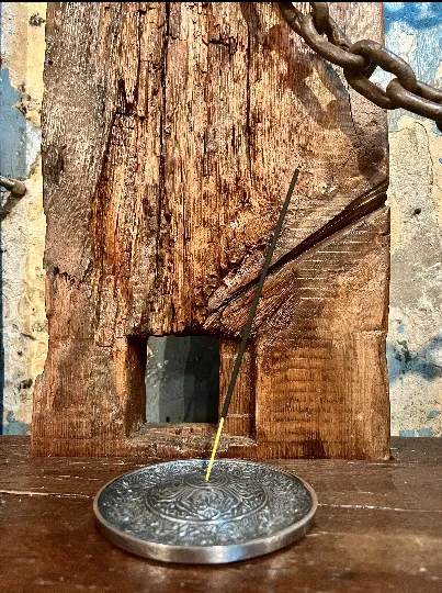 Silver Incense Stick & Cone Holder