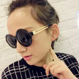 Sunglasses Vintage round Hollow UV Protection Sun Glasses for Women Or Men