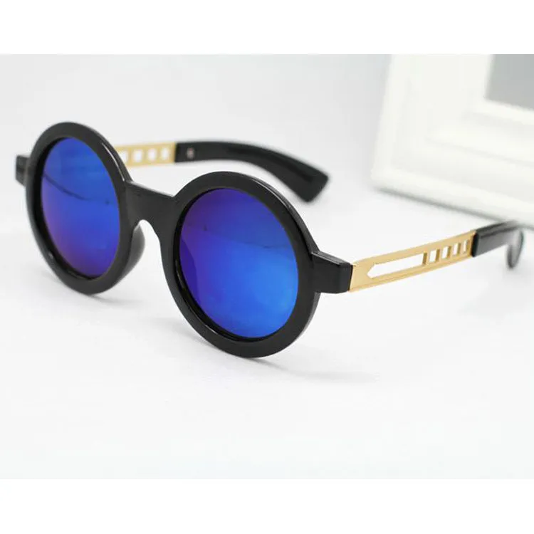 Sunglasses Vintage round Hollow UV Protection Sun Glasses for Women Or Men