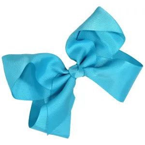 Teal Classic Hair Bow