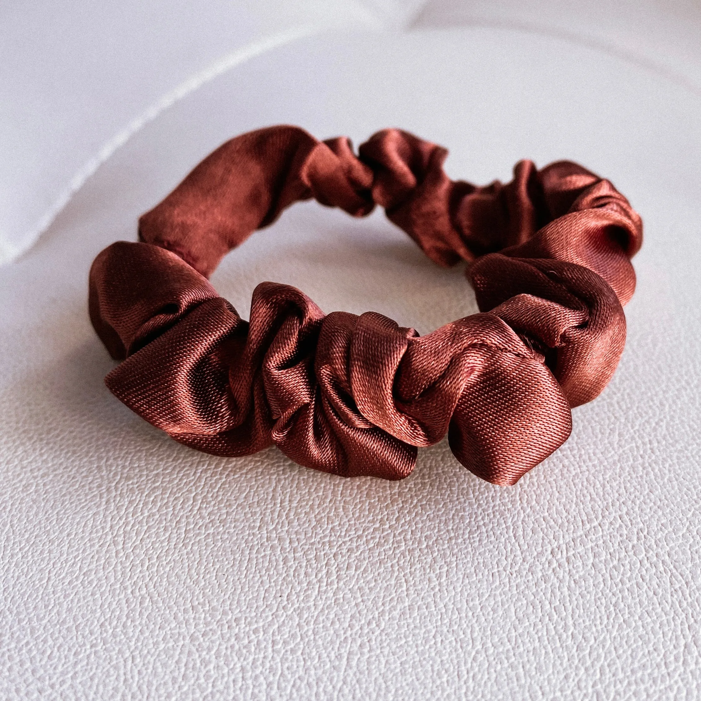 Thin Satin Scrunchies