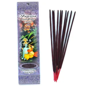 Yamuna Incense Sticks - Vanilla, Copal & Amber